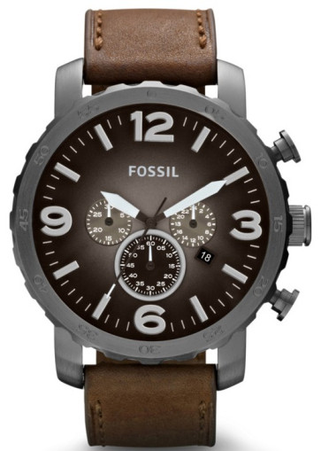 Fossil correa de reloj JR-1424 Piel Marrón 24mm 